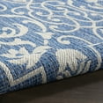 thumbnail image 6 of Nourison Garden Party Indoor/Outdoor Transitional Damask Denim 2'2" x 3'9" Area Rug, (2' x 4'), 6 of 8