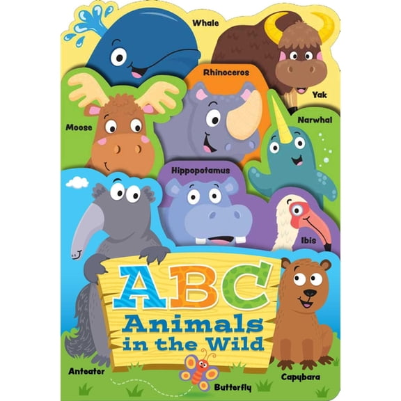 ABC Animals in the Wild, (Board Book)