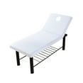 thumbnail image 2 of Bed Sheet Exquisite Couch Cover Craftsmanship with Elastic Strap Universal All-round Wraps Home Breathable Household Accessories White, 2 of 5