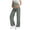 Light Green, variant on zaveiop Maternity Dress Yoga Pants with Pockets over The Belly Stretchy Work Slack Pregnancy Wide Leg Lounge Trousers (Light Green, L)