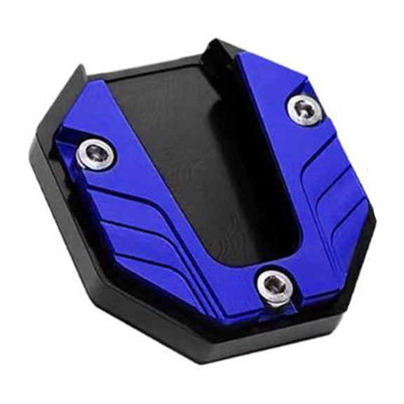 Baguer Aluminum Alloy Motorcycle Bike Kickstand Extender Foot Side Stand Extension Pad