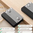 thumbnail image 3 of Queilt 4.5x6.5cm Wood Edge Bander, Woodworking Edge Banding Trimmer Blade, Portable Manual Edge Banding Cutter with 1 Replacement Blade, Hand Planer Edge Banding Tools for Wood PVC ABS, 3 of 4