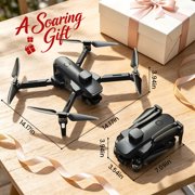 4K Drone with 3-Axis Gimbal & EIS, Holy Stone JY018 GPS Auto Return, 5.8G Phone Transmission, 36Min Flight Time, Obstacle Avoidance, Brushless Motor, Black