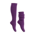 thumbnail image 3 of GZWYHT Socks for Women Stockings for Women Women's Thick Socks Winter Extra Thick And Moon Socks Autumn And Winter Warm Home Stockings Cute Socks Slouch Socks Purple One Size, 3 of 3