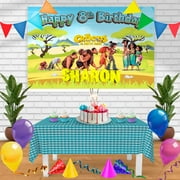 The Croods A New Age Birthday Banner Personalized Party Backdrop Decoration 60 x 44 Inches