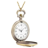 MEIBUTYUP Quartz Pocket Watch for Women with Chain, Assorted Colors, Elegant Timepiece for Formal Occasions and Daily Use