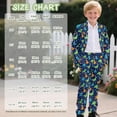 thumbnail image 7 of Xoenoiee Colorful Dinosaur Leaves Print Boy Suits Slim Fit 2 Pieces Beige Suit for Boys Formal Wedding Outfit Kids Prom Tuxedo Dresswear Set, 7-8 Years, 7 of 7