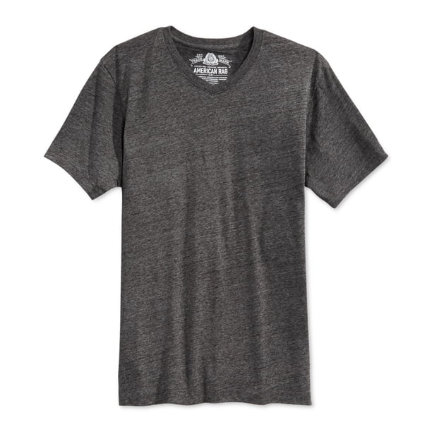 American Rag - Camiseta básica para hombre, color negro, extragrande American Rag Camiseta básica