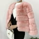 thumbnail image 5 of Abrigo de piel sintética para mujer, mullida Chaqueta corta de alta calidad, Tops peludos a la moda, otoño e invierno, 2024, 5 of 5