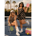 thumbnail image 6 of PINKSIR Womens Romper Sleeveless Tank Top Shorts Jumpsuit Casual Summer Outfit Soft Comfy with Pockets, 6 of 8