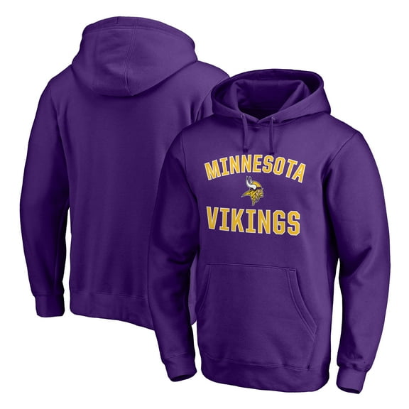 Men's Purple Minnesota Vikings Victory Arch Pullover Hoodie