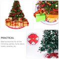 thumbnail image 4 of 2pcs Fashionable Creative Christmas Tree Carpet Christmas Printed Decor (Red), 4 of 6