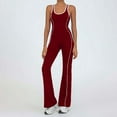 thumbnail image 2 of Women's High Waisted Activewear Jumpsuit - Stretchy Gym/Running/Yoga Romper for Athletic & Casual Wear, 2 of 8
