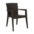 thumbnail image 2 of Rainbow RBO-MONTANA-BRW-AC-SET2 23.62 x 22.44 x 33.46 in. Montana Stackable Armchairs, Brown - Set of 2, 2 of 2