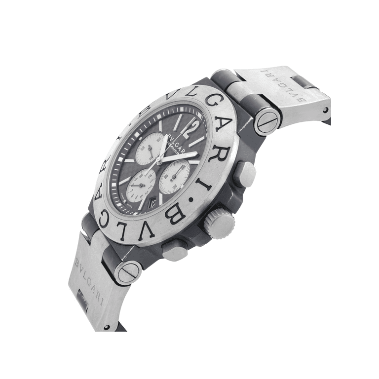 Bvlgari Diagono Chronograph Titanium Black Dial Automatic Mens