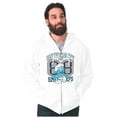thumbnail image 5 of Vintage Smurf University Varsity Zip Up Hoodie Men's Women's Brisco Brands L, 5 of 6