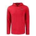 thumbnail image 2 of Men's Cutter & Buck Red Louisville Cardinals Coastline Epic Comfort Eco Recycled Long Sleeve Hoodie T-Shirt, 2 of 3