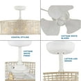 thumbnail image 4 of P250068-31M-WB-Progress Lighting-Belva - 25.25 Inch 3 Blade Ceiling Fan with Light Kit-Matte Black Finish, 4 of 7