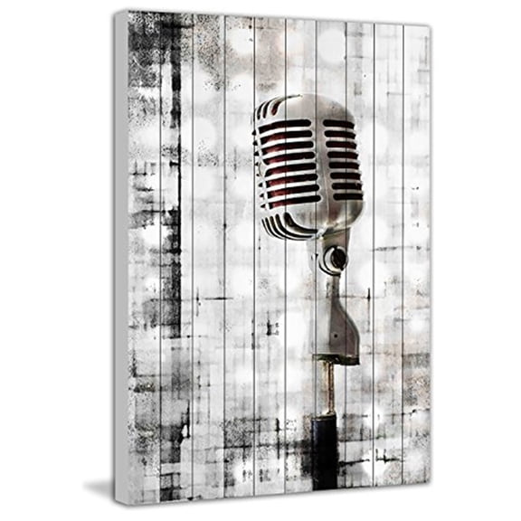 Modern Muse Painting Print on Wood - 24x36 Contemporary Wall Art for Home Decor