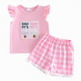 thumbnail image 4 of TOWED22 Baby Girl Summer Clothes 2pcs Cute Sets Toddler Sleeveless Tank Top and Shorts Sweet Outfits Cotton Tee Clothing with Pockets Casual(Red,6-12 M), 4 of 4
