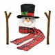 thumbnail image 4 of Adorno Navideño de Muñeco de Nieve para La Punta Del Árbol | Decoración Festiva para Las Fiestas | Materiales Duraderos | Excelente Idea de Regalo | Fácil de Usar | 1 Muñeco, 2 Ramas, 4 of 5