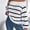White, variant on Womens Oversized Sweater Striped Off The Shoulder Pullover Sweaters Cable Knit Tops S