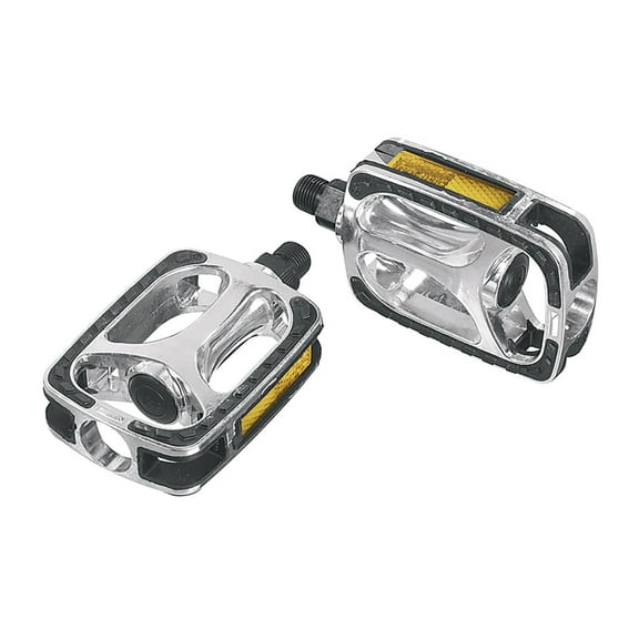 Ergotec - Pedals 608 (9/16 with Reflector) Bicycle Bike Rubber Surface | Germany