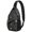 Ethereal Solar, variant on Geometric Boho Chic Travel Sling Backpack Lightweight and Durable, Fashionable Crossbody Shoulder Daypack for Hiking