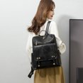 thumbnail image 2 of PRIYAL Solid Color Fashion Versatile High-End Women's Backpack for Travel, Work, Commute, Large Capacity Casual Bag, 2 of 7