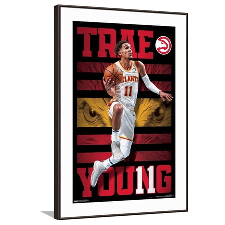 NBA Atlanta Hawks – Trae Young 20 Canvas Wall Poster 22.375 x 34