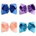 thumbnail image 3 of 20Pcs 8‘‘ Hair Clips Multicolor Cloth Bow Clips Hair Barrettes for Girls Kids, 3 of 10