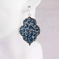 thumbnail image 2 of New Crystal Pave Quatrefoil Clover Sparkle & Shine Statement Earrings Blowout, 2 of 2