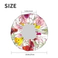 thumbnail image 5 of Sigee Butterflies and Vintage for Women's Shower Cap Reusable Waterproof Hair Cap Large Shower Cap for Women Men, 5 of 7