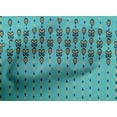 thumbnail image 4 of oneOone Organic Cotton Voile Fabric Stripe & Paisley Ikat Printed Fabric 1 Yard 42 Inch Wide, 4 of 4