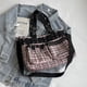 thumbnail image 5 of Bolso Hombro para Mujer Bandolera Punk Nailon Axilas Viajes () Rosa, 5 of 8