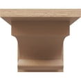 thumbnail image 2 of 6"W x 12"D x 6"H Wide Alma Rough Cedar Woodgrain TimberThane Corbel, Primed Tan, 2 of 6