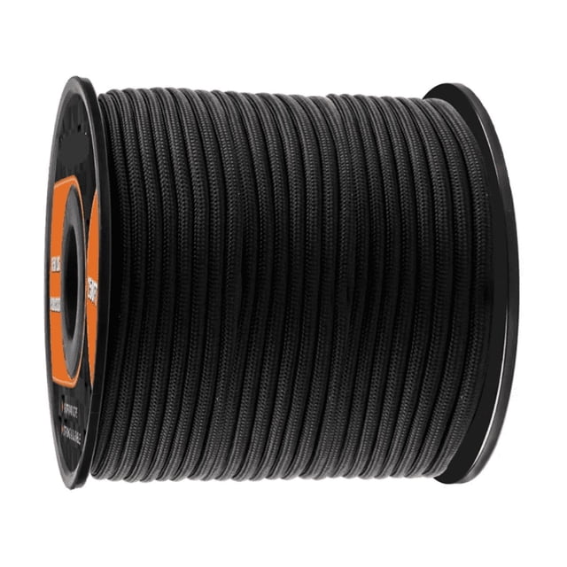 650 Paracord / Cuerda De Paracaídas - 9 Hilos 4mm 31m Negro