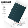 thumbnail image 6 of Dteck Slim Case For ALL-NEW Kindle Fire HD 8 and HD 8 Plus (10th Generation, 2020 Release), Slim Fit PU Leather Folio Flip Case Multi-angle Standing Cover Auto Wake Sleep, Deep Green, 6 of 6