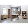 thumbnail image 7 of Unique Furniture 55.12''H Contemporary Storage Cabinet in Natural Oak Wood, 7 of 7