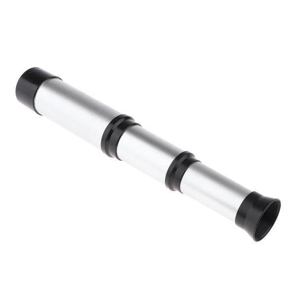 Binoculares 2x Perfke Telescopio de bolsillo portátil juguetes educativos de ciencia plata dorada