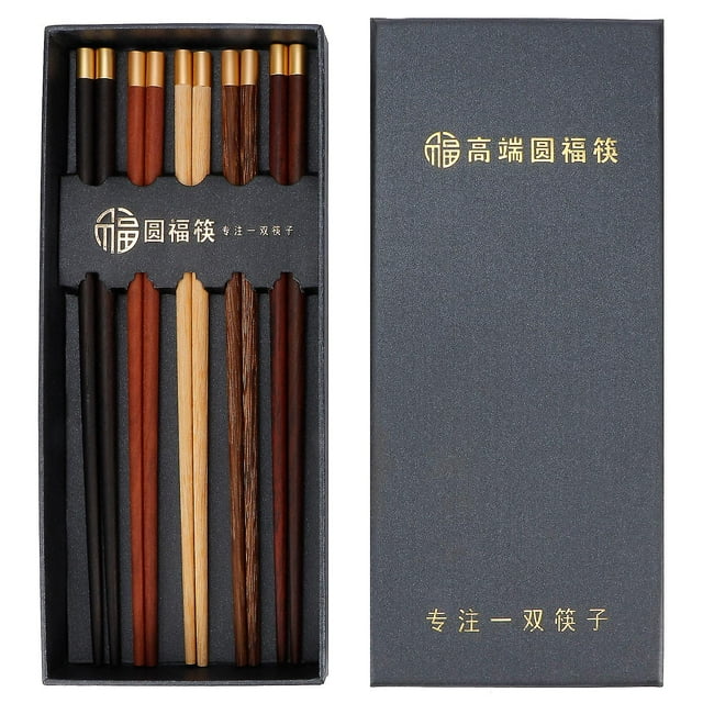 Baguettes en bois réutilisables, ustensiles de table, baguettes à sushi, cadeaux, ustensiles de cuisine ménagers