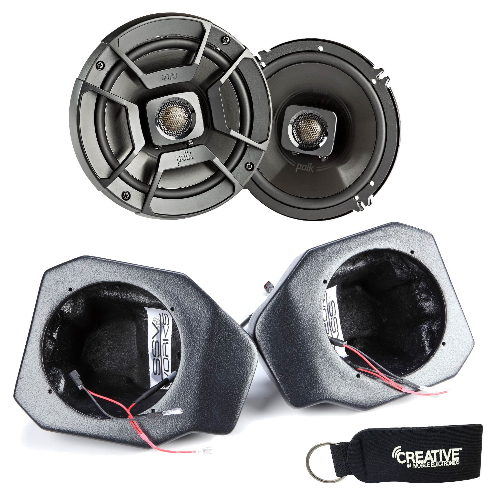 SSV Works For RG4F65U Polaris Ranger Front Kick Pods '18up + Polk