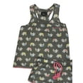 thumbnail image 2 of Womens Lightweight Elephant Pajamas Tank Top Shirt & Sleep Shorts Sleep Set Lg, 2 of 3