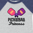 thumbnail image 4 of Inktastic Pickleball Princess Girls Baby Bodysuit, 4 of 5
