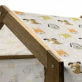 thumbnail image 4 of Cartoon Pet House, Pattern with Colorful Dog Faces on Bones Background, Outdoor & Indoor Portable Dog Kennel with Pillow and Cover, 5 Sizes, Multicolor, by Ambesonne, 4 of 4