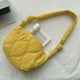 thumbnail image 3 of Btafrte Bolso Hombro Rhombic Lattice Dumpling Down Bag Casual para El (amarillo), 3 of 8