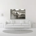 thumbnail image 2 of 27 x 18 Henley-on-Thames by Golie Miamee - Wall Art Print on Canvas Fabric White, 2 of 3