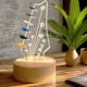 thumbnail image 2 of Guitar Pick Display,Luminous Pick Storage Rack,for Acoustic Electric Bass Ukulele Violin Oval Base, 2 of 5