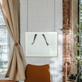 thumbnail image 4 of OULII 2 Pcs Picture Hooks for Hanging Wire Hook Hanger Silver Adjustable, 4 of 8