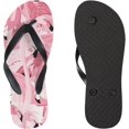 thumbnail image 3 of GZHJMY Flip Flops Slippers Tropical Floral Flamingo Bird Pink for Women Girl Men Sandals Beach Summer Shower Slippers Summer Slippers, 3 of 5